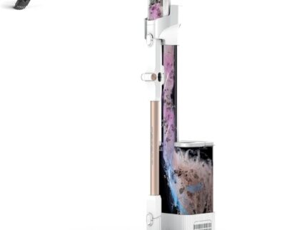Shark Detect Clean & Empty Akku-Staubsauger, kraftvolle Saugkraft mit DirtDetect-Technologie, selbstleerender 2-l-Basisstation, 60 Min. Laufzeit, Anti Hair Wrap, Staub-Fugendüse, Weiß IW3612EU