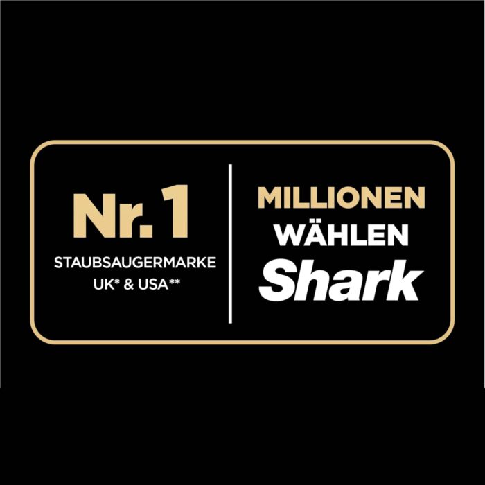 Shark PowerDetect Clean & Empty Akku-Staubsauger mit Absaugstation, bis 70 Min. Laufzeit, kabellos, selbstentleerend, für Tierhaare, Allergiker, Teppich und Hartböden, mit LED-Licht, Gold, IP3253EUT