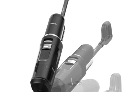 Tineco Floor ONE S7 Stretch Ultra Nass Trockensauger, 180° Lay-Flat Nasssauger, 85°C 5 Min Flashdry-Selbstreinige, 50 Min Laufzeit, DualBlock Anti-Tangle, Beide Kantenreinigen, Reinigen unter Möbeln