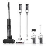 Tineco Floor ONE S7 Stretch Ultra Nass Trockensauger, 180° Lay-Flat Nasssauger, 85°C 5 Min Flashdry-Selbstreinige, 50 Min Laufzeit, DualBlock Anti-Tangle, Beide Kantenreinigen, Reinigen unter Möbeln