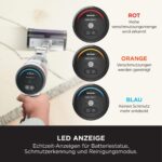 Shark Detect Clean & Empty Akku-Staubsauger, kraftvolle Saugkraft mit DirtDetect-Technologie, selbstleerender 2-l-Basisstation, 60 Min. Laufzeit, Anti Hair Wrap, Staub-Fugendüse, Weiß IW3612EU