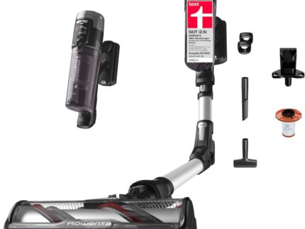 Rowenta X-Force Flex 13.60, kabelloser Akku-Staubsauger, Allergiker-Modell, tiefe Reinigungskraft, Flex-Gelenk, 150 Air Watt, bis zu 60 Minuten Laufzeit, Made in France, RH9A36WV