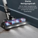 Rowenta X-Force Flex 13.60, kabelloser Akku-Staubsauger, Allergiker-Modell, tiefe Reinigungskraft, Flex-Gelenk, 150 Air Watt, bis zu 60 Minuten Laufzeit, Made in France, RH9A36WV