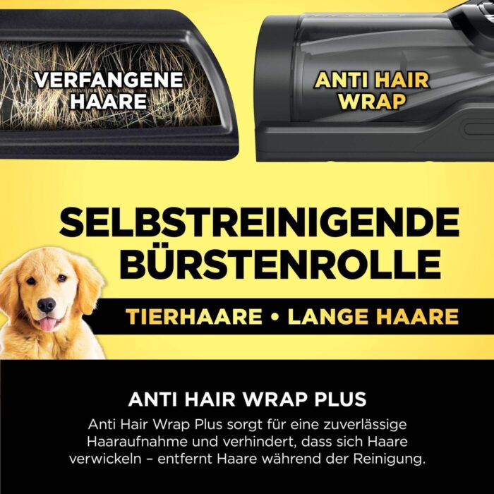 Shark PowerDetect Clean & Empty Akku-Staubsauger mit Absaugstation, bis 70 Min. Laufzeit, kabellos, selbstentleerend, für Tierhaare, Allergiker, Teppich und Hartböden, mit LED-Licht, IP3225EUT
