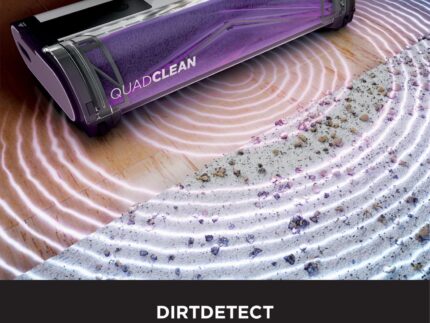 Shark Detect Clean & Empty Akku-Staubsauger, kraftvolle Saugkraft mit DirtDetect-Technologie, selbstleerender 2-l-Basisstation, 60 Min. Laufzeit, Anti Hair Wrap, Staub-Fugendüse, Weiß IW3612EU