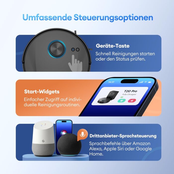 Ultenic Saugroboter mit Wischfunktion, 10000Pa 200Min Staubsauger Roboter mit Absaugstation 3,5L, LiDAR Navigation, 4-in-1 Saug und Wischroboter für Teppich Tierhaare Böden, APP Steuerung
