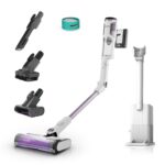 Shark Detect Clean & Empty Akku-Staubsauger, kraftvolle Saugkraft, DirtDetect, selbstleerende 2-l-Basis, 60 Min., Anti Hair Wrap, Aufsatz für Haustiere, Multi-Oberflächen und Fugen, Weiß IW3612EUT
