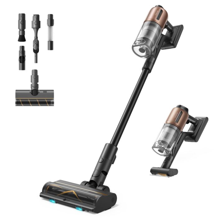 dreame Z30 Kabelloser Bodenstaubsauger, 28,000PA / 310 AW Saugkraft, 90 min Max Reinigungszeit, Dust-Reveal-Technologie, Tierhaar-Entfernungswerkzeug, Multi-Flächen-Saugkraft, Schmutzerkennung
