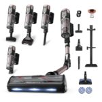 Rowenta X-Force Flex 13.60, kabelloser Akku-Staubsauger, Allergiker-Modell, tiefe Reinigungskraft, Flex-Gelenk, 150 Air Watt, bis zu 60 Minuten Laufzeit, Made in France, RH9A36WV
