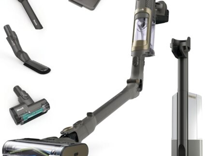 Shark PowerDetect Clean & Empty Akku-Staubsauger mit Absaugstation, bis 70 Min. Laufzeit, kabellos, selbstentleerend, für Tierhaare, Allergiker, Teppich und Hartböden, mit LED-Licht, IP3225EUT