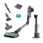 Shark PowerDetect Clean & Empty Akku-Staubsauger mit Absaugstation, bis 70 Min. Laufzeit, kabellos, selbstentleerend, für Tierhaare, Allergiker, Teppich und Hartböden, mit LED-Licht, IP3225EUT