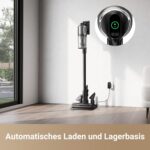 dreame Z30 Kabelloser Bodenstaubsauger, 28,000PA / 310 AW Saugkraft, 90 min Max Reinigungszeit, Dust-Reveal-Technologie, Tierhaar-Entfernungswerkzeug, Multi-Flächen-Saugkraft, Schmutzerkennung