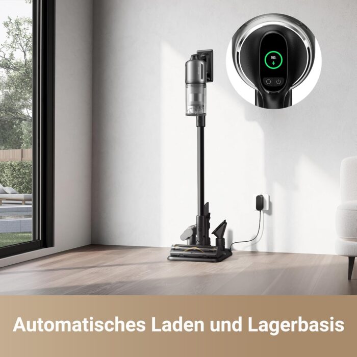 dreame Z30 Kabelloser Bodenstaubsauger, 28,000PA / 310 AW Saugkraft, 90 min Max Reinigungszeit, Dust-Reveal-Technologie, Tierhaar-Entfernungswerkzeug, Multi-Flächen-Saugkraft, Schmutzerkennung