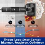 Tineco Floor ONE S7 Stretch Ultra Nass Trockensauger, 180° Lay-Flat Nasssauger, 85°C 5 Min Flashdry-Selbstreinige, 50 Min Laufzeit, DualBlock Anti-Tangle, Beide Kantenreinigen, Reinigen unter Möbeln